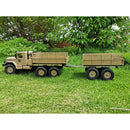 Upgrade Trailer Military RC Car DIY Parts Set for WPL B1 B14 B16 B24 1/16 Metal