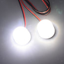 2Pcs Auto 12V-85V Flash Emergency Warning LED Strobe Lights Flasher White