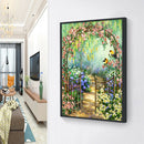 5D DIY Diamond Painting Manor Full Round Rhinestone Picture Home Wall Decor