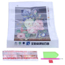 DIY 5D Diamond Painting Flower Point drill Cross Stitch Crafts Kit Decor(Bi