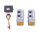 98Ft 12V 12 Volt Wireless Dual Remote Control Kit for Truck Jeep ATV
