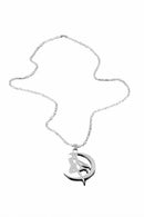 1PC Sailor Moon Tsukino Usagi Moon Stick Pendant Anime Necklace D9K2