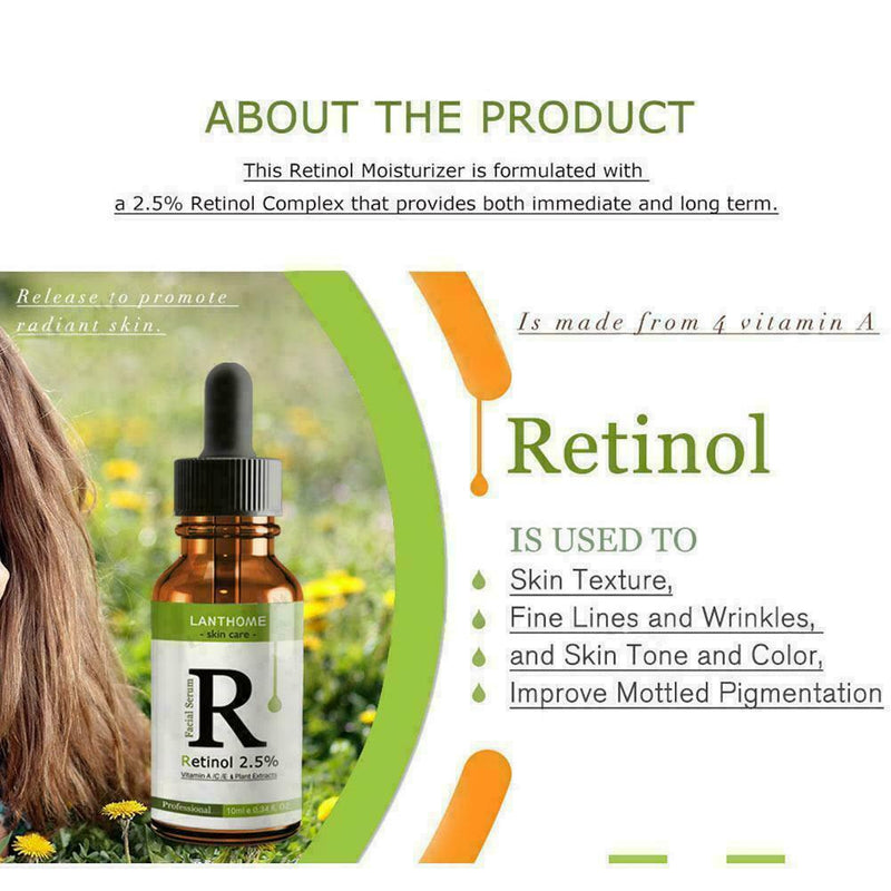 Retinol Foil Essence Oil Face Lift Whitening Moisturizing Serum_10ML B3A5 U2Q3