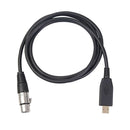 2m USB Microphone Cable for Karaoke Mic USB Male to XLR Female Mic Cord A