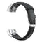 Leather Watchband Strap w/Buckle for Huawei Band 4 Pro TER-B29S (Black) A#S