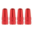 Tyre Tire Valve Air Caps Cover Screw Car Bike Bicycle Motorbike Red