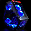 120mm computer Case Cooling Fan 3pin/4pin LED Ring Silent Fan Radiator Fan  F1T2