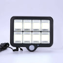 160 LED Solar Wall Light Remote Control Motion Sensor Yard Security Lamp