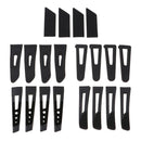 8Pcs Plastic Sleeve Cuff Tab Sewing Hook Loop Tape Clothing Accessories 07