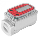 Digital Turbine Flowmeter 15-120L Fuel Flow Tester Npt Indicator Sensor Cou
