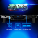 LED Laptop Cooling Pad Quiet 4 Fans Retractable Bracket Stand Tilt 1400RPM