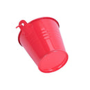 10Pcs Mini Buckets Candy Favours Pails Buckets Gifts,Red