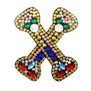 DIY Key Chain Diamond Painting Letters Women Bag Keyring Pendant Gift (X)