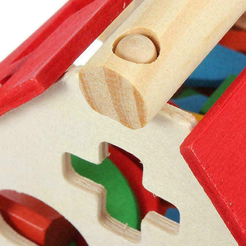 Wooden Toys House Number Kids Children Early Educational Intellectual Best O0R2