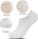 Unisex 10PAIRS 100% Cotton Boat Socks Low Cut Invisible Nonslip Ankle Socks USA