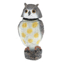 Realistic Owl Decoy Weed Pest Control Pigeon Scarer Garden Repeller C