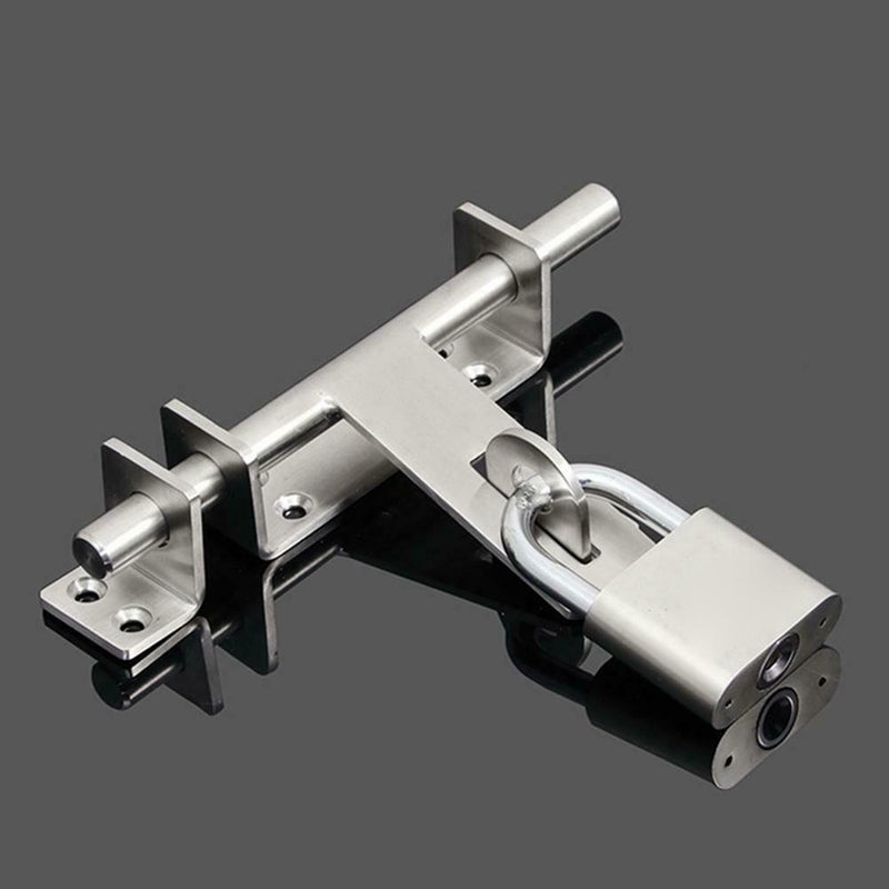 Stainless Steel Door Latch Sliding Lock Barrel Bolt Latch Gate Safety Lock
