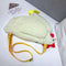 Women Messenger Bag Cartoon Chicken Casual Shoulder Bag Cute Girl Plush Handb BX