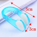 4Pcs Men Women Clear Blue PVC Silicone Swim Swimming Nose Clip AD Water Sport JR