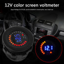 CS-489A1 Car Voltmeter LED Digital Voltage Meter for Motorcycle Boat Marine