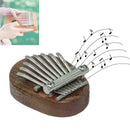 8 Keys Mini Kalimba Sansula Thumb Piano Mbira Solid Toys Wood Gift Christma A6S2