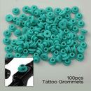 100 O-Rings 100 Elastic Rubber Bands 100 Washers 100 Nipple Tattoo Machine GKA