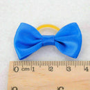50pcs Assorted Pet Cat Dog Hair Bows with Rubber Bands Grooming Valid Tool F9Q9