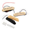 Alnico V Guitar Pickup Single Coil  Pickups Neck Middle Bridge Set for ST Beige