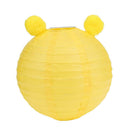 Children DIY Cartoon Lantern Nursery Round Handcrafted Paper Lantern(5)
