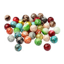 100 Pieces Drilled Mixed Colors Glass Beads Loose Bead DIY Jewelry Beads