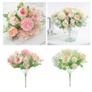 2pcs Vivid Rose Flowers 13in f/ Baby Shower Banquet Decoration No Fading