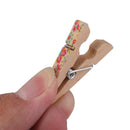 50x Colors Mini Wooden Craft Pegs Clothes Paper Photo Clothespin Clips 35mm