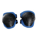 6 Pcs Kid Child Roller Skating Bicycle Knee Wrist Guard Elbow Pad Blue
