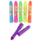 6x UV Neon Face&Body In Dark Make Up Pigments Crayon Sticks Party
