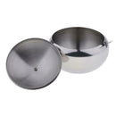 Mirror Finish Stainless Sugar Bowl w/Lid & Spoon for Home Kitchen Dome Shape