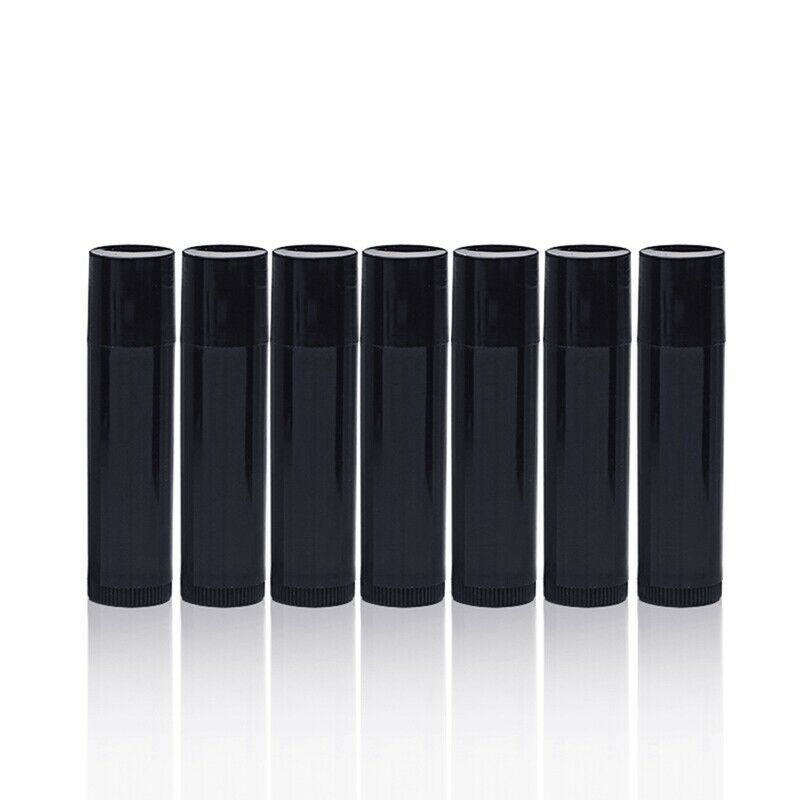 15pcs Black Lipstick Empty Tube Wax Tube Lipstick DIY Lipstick Tube Cosmeti G1Q2