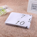 Baby Photography Prop Blankets Feet Printed Newborn Photo Backdrop Cloth