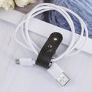 8pcs/set leather earphone winder cable cord organizer holder for mobile phone FT