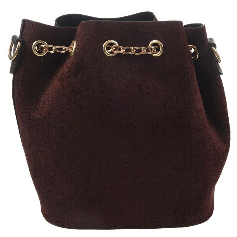 Women Suede Shoulder Bags Tassel Bucket Bags for Girls Crossbody Bags Women Y9Z7
