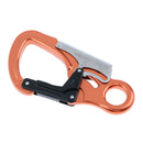 Outdoor Rock Climbing Auto Locking Carabiner Clip 25KN Double Action Buckle with