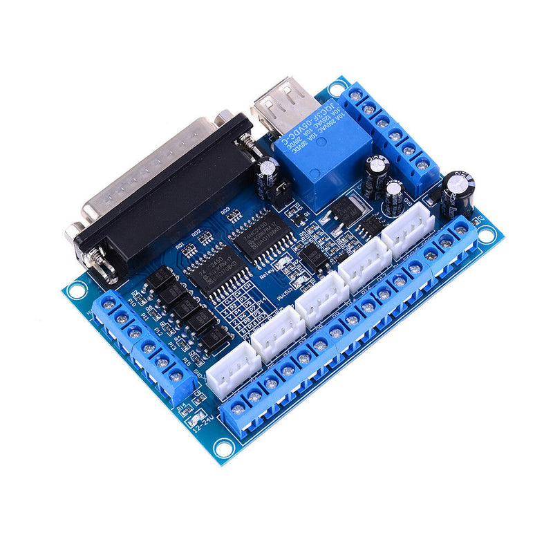 MACH3 CNC 5 axis interface breakout board for stepper motor driver CNC mill B Bj