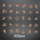 300pcs Ceramic Capacitor Assortment Set 2PF-0.1UF 30 Values in Separate Bags