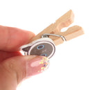 10 pcs/ lot Cute Cartoon Cat Cute Wooden Paper Clips / Small Craft Photo Peg OZ