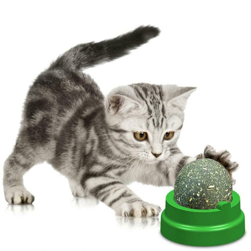 Toys Puzzle Ball 9SRO Cat Pure Leaf Ball Rotating Catnip Mint Natural For Balls