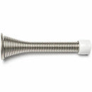 12 Pack Satin Nickel Door Stoppers - 3â…› inch Flexible Heavy Duty RustProof