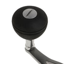 Metal Fishing Reel Handle Wood Knob for Baitcasting with Fittings Replacement