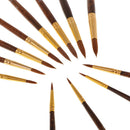 Professional Paint Brush Set 12 Pack Round Paint Brushes Artist Brushes Nylon