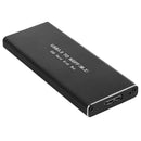 Aluminum Alloy USB 3.0 to M.2 NGFF Hard Drive Enclosure SATA SSD Reader Adapter