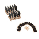20x Wood ChalkBoard Blackboard Memo Message Note Board with Clip Peg/Stand