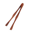 10" Wood Salad Ice Cake Tong BBQ Cooking Serving Food Clip Clamp